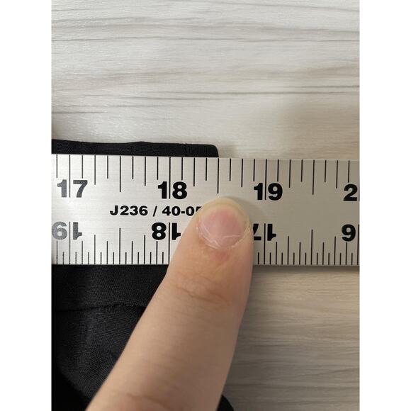 Harve Benard Pants Womens 14 Black Stretch Dress Trousers Straight Leg Office - Picture 4 of 12